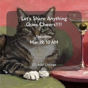 Let's share !!! Cheers anything goes 🥂